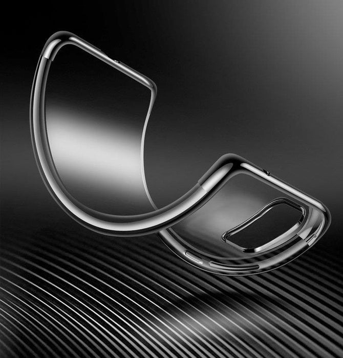 Clear Color Case Gel TPU Electroplating frame Cover for Samsung Galaxy A72 4G blue