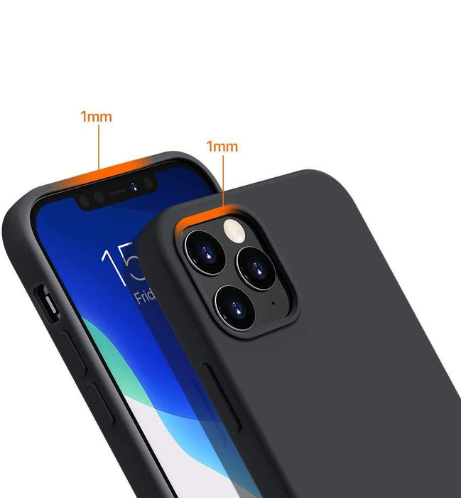 Silicone Case Soft Flexible Rubber Cover for Xiaomi Redmi Note 10 5G / Poco M3 Pro black