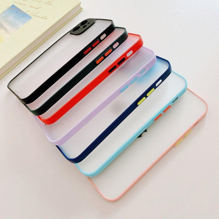 Milky Case silicone flexible translucent case for Samsung Galaxy A42 5G dark green
