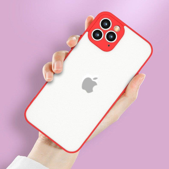 Milky Case Silicone Flexible Translucent Case for Xiaomi Redmi 9T Red