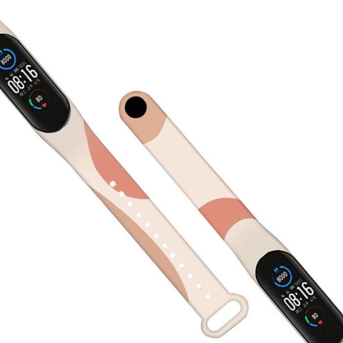 Strap Moro band for Xiaomi Mi Band 3 / 4 silicone strap watch bracelet pattern 6
