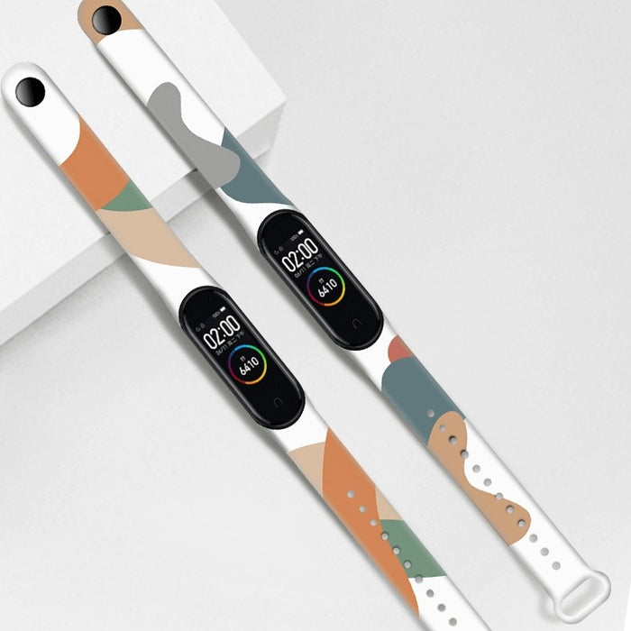 Strap Moro band for Xiaomi Mi Band 5 / 6 silicone strap watch bracelet pattern 7