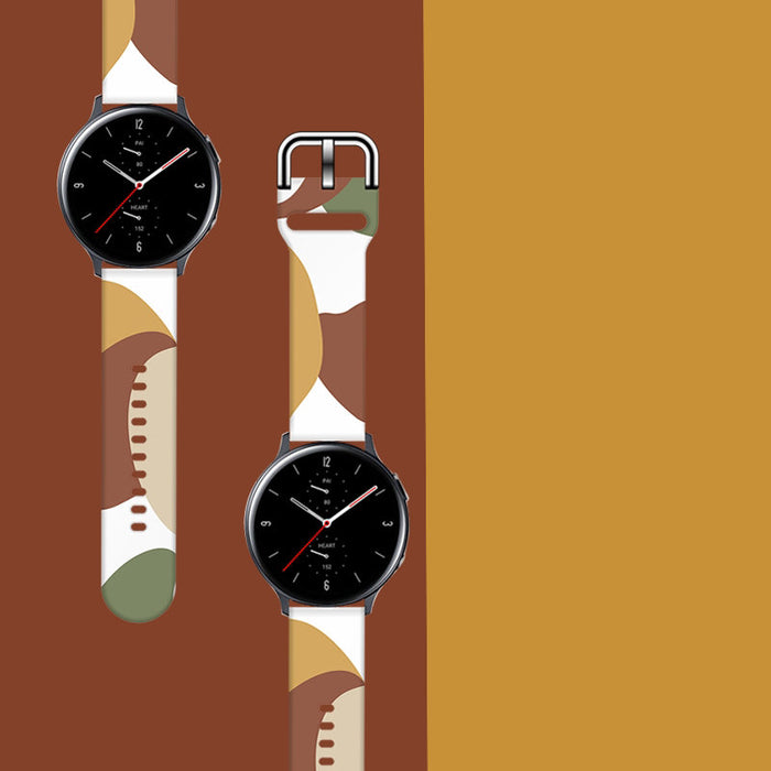 Strap Moro for Samsung Galaxy Watch 40 / 41 / 42 / 43 / 44 mm silicone bracelet watch band - pattern 4