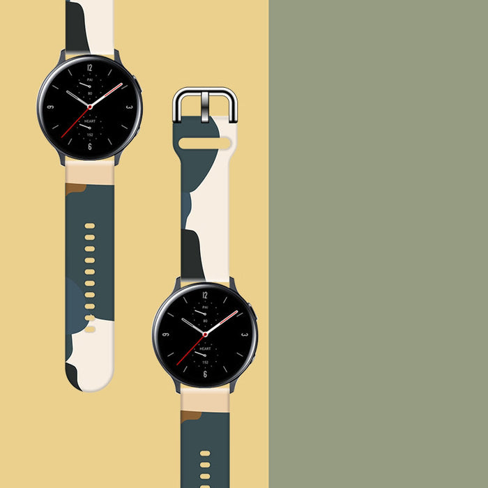 Strap Moro for Samsung Galaxy Watch 40 / 41 / 42 / 43 / 44 mm silicone bracelet watch band - pattern 13