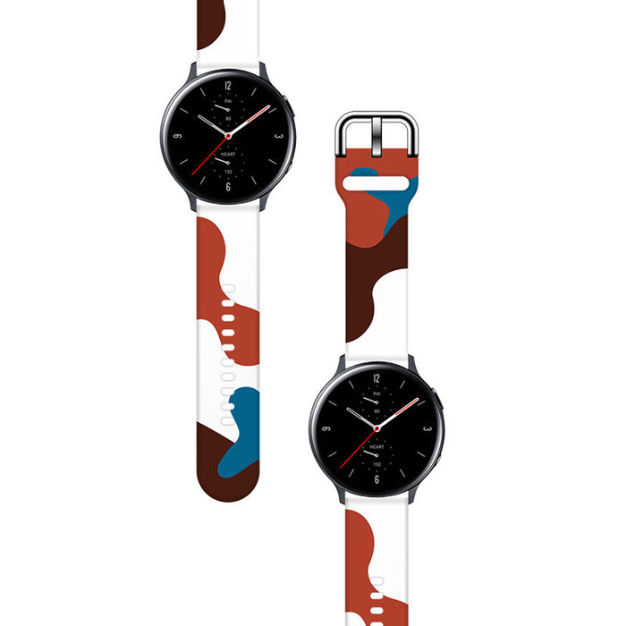 Strap Moro for Samsung Galaxy Watch 45 / 46 / 47 mm silicone bracelet watch band - pattern 8