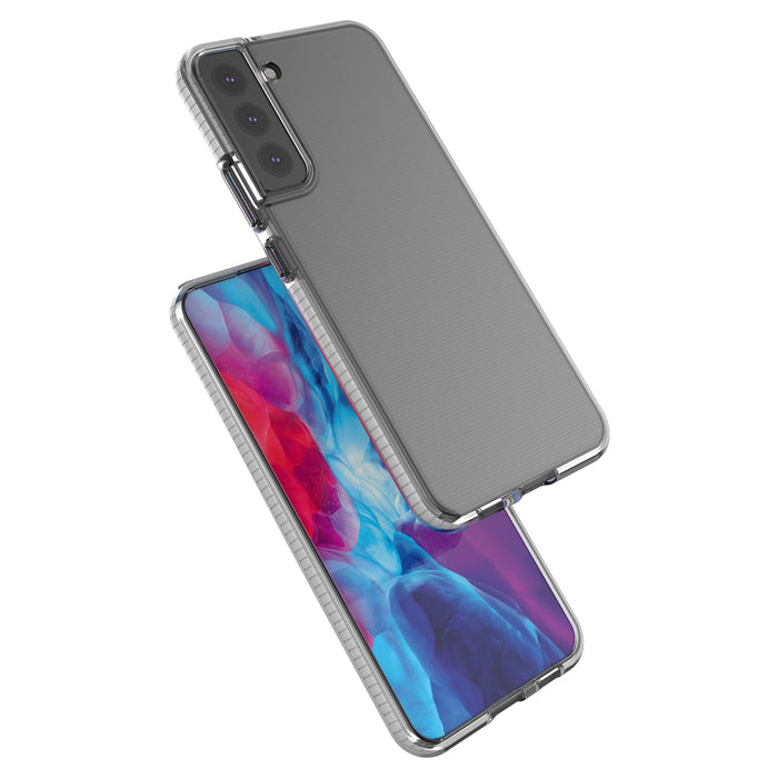 Spring Case cover gel case with colored frame for Samsung Galaxy S22+ (S22 Plus) black