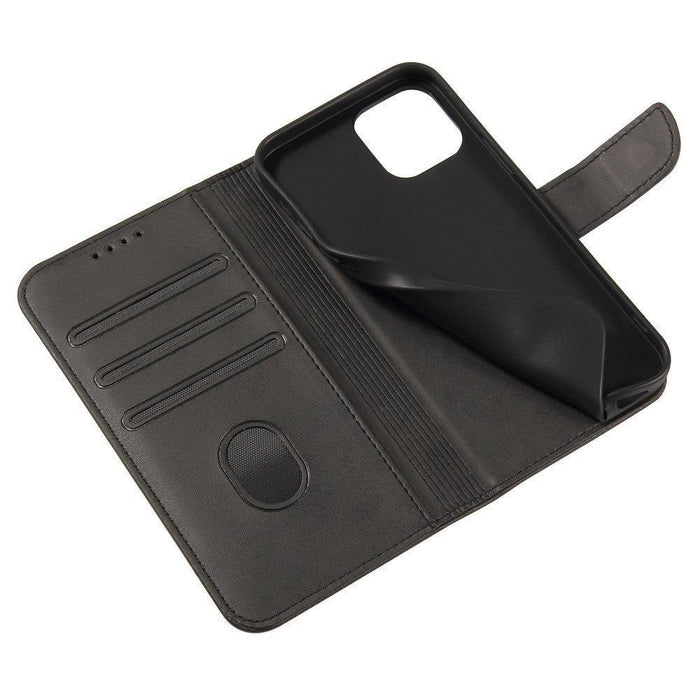 Magnet Case elegant case cover cover with a flap and stand function OnePlus Nord N200 5G black