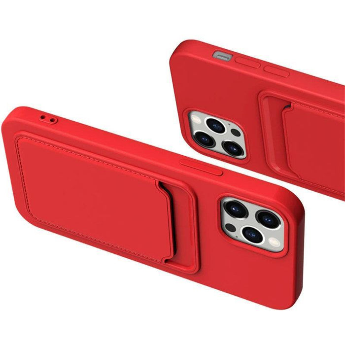 Card Case Silicone Cover Wallet with Card Slot Documents for Xiaomi Redmi Note 11 Pro+ 5G / 11 Pro (China) black
