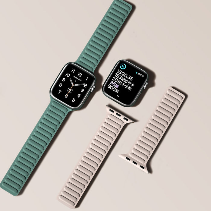 Magnetic Strap Magnetic Strap Bracelet for Apple Watch 38/40mm - Red