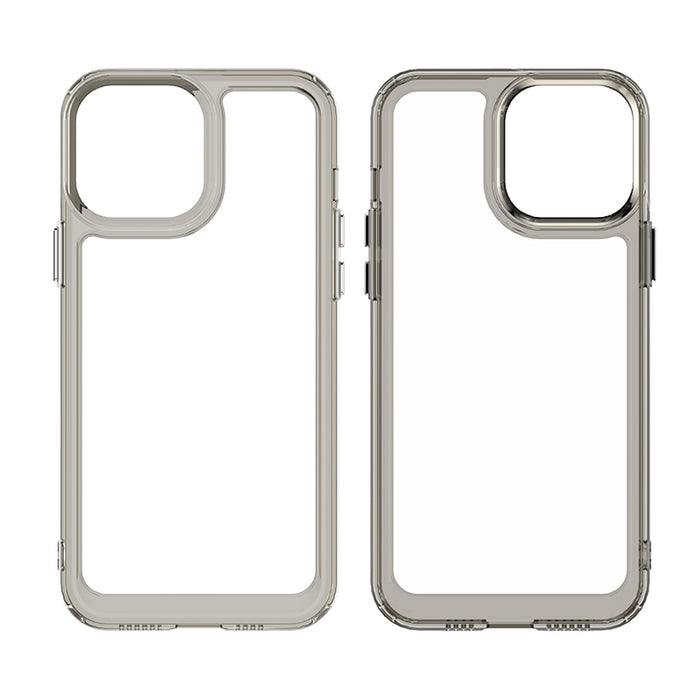 Outer Space Case for iPhone 12 Pro Max hard cover with gel frame blue