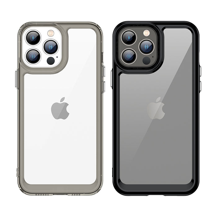 Outer Space Case Case for iPhone 12 Pro Max Hard Cover with Gel Frame Red