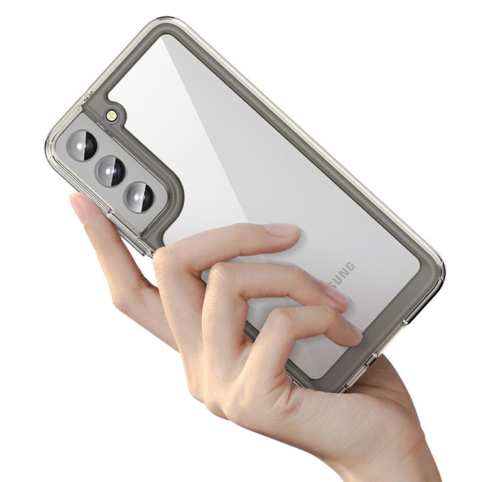 Outer Space Case Case for Samsung Galaxy S22 + (S22 Plus) Hard Cover with Gel Frame Transparent
