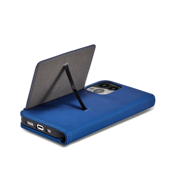 Magnet Card Case for iPhone 13 Pro Max Pouch Card Wallet Card Holder Blue