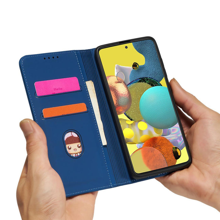 Magnet Card Case Case For Samsung Galaxy A13 5G Pouch Wallet Card Holder Blue