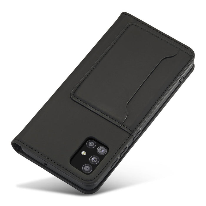 Magnet Card Case for Xiaomi Redmi Note 11 Pouch Card Wallet Card Holder Black