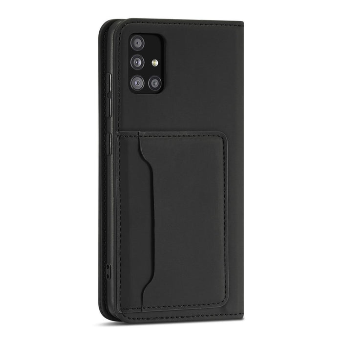 Magnet Card Case for Xiaomi Redmi Note 11 Pouch Card Wallet Card Holder Black