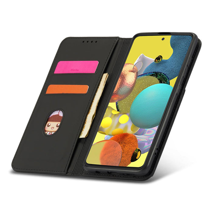 Magnet Card Case Case for Xiaomi Redmi Note 11 Pro Pouch Wallet Card Holder Black