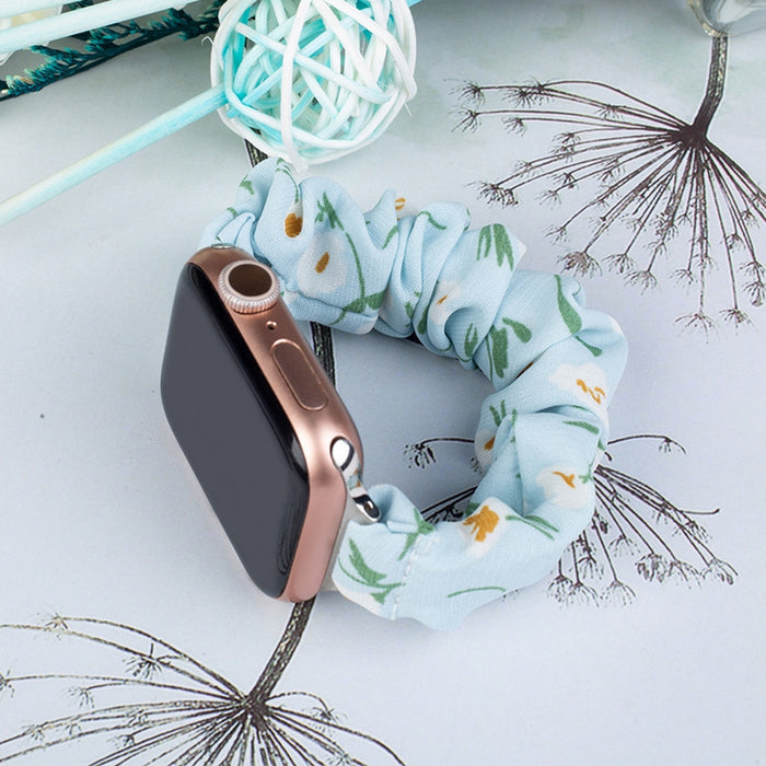 Fabric Apple Watch Band 38/40/41mm Strap Bracelet Elastic Band - Blue