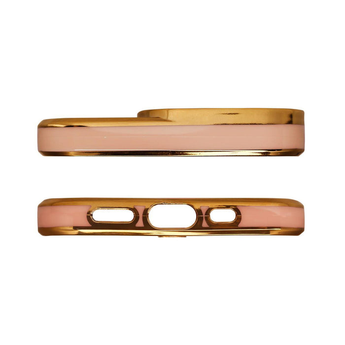 Fashion Case Cover for Xiaomi Redmi Note 11 Pro Gold Frame Gel Cover Gold