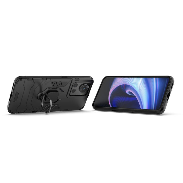 Ring Armor armored hybrid case cover + magnetic holder for OnePlus Ace black