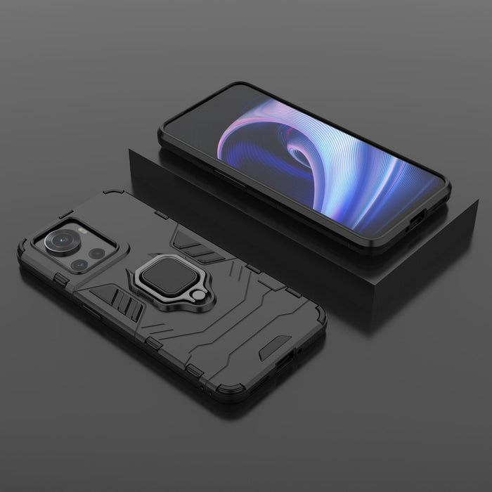 Ring Armor armored hybrid case cover + magnetic holder for OnePlus Ace black