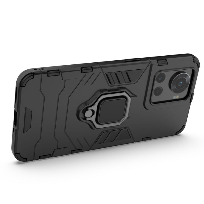 Ring Armor armored hybrid case cover + magnetic holder for OnePlus Ace black