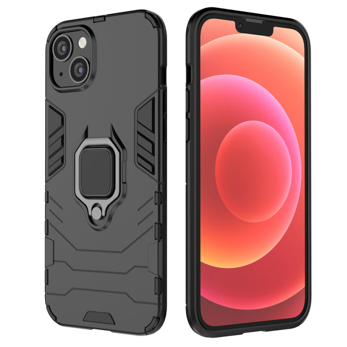 Ring Armor case for iPhone 14 Pro Max armored cover magnetic holder ring black