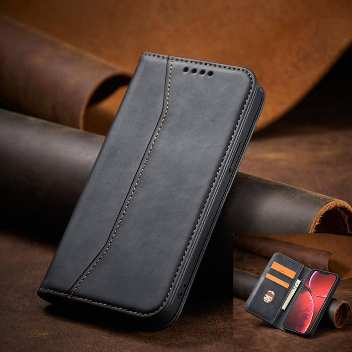 Magnet Fancy Case case for iPhone 14 Plus flip cover wallet stand black