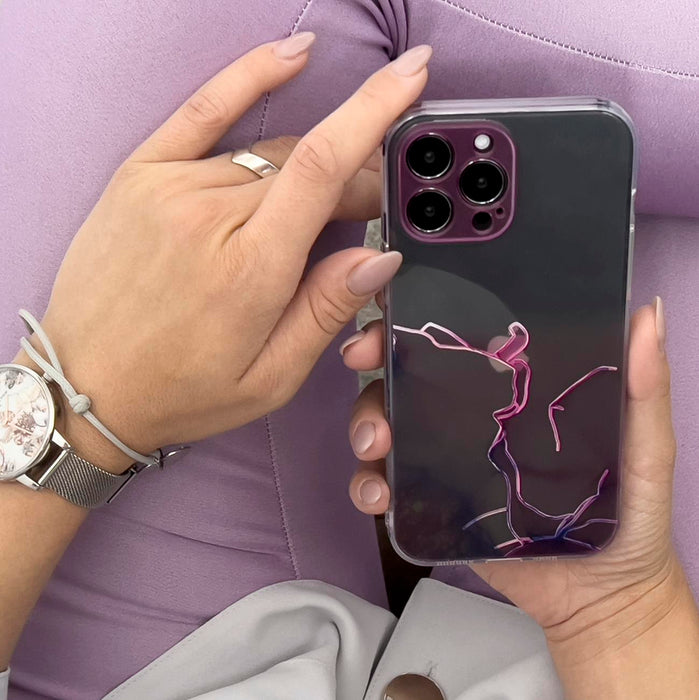 Marble Case for iPhone 12 Pro Gel Cover Marble Pink