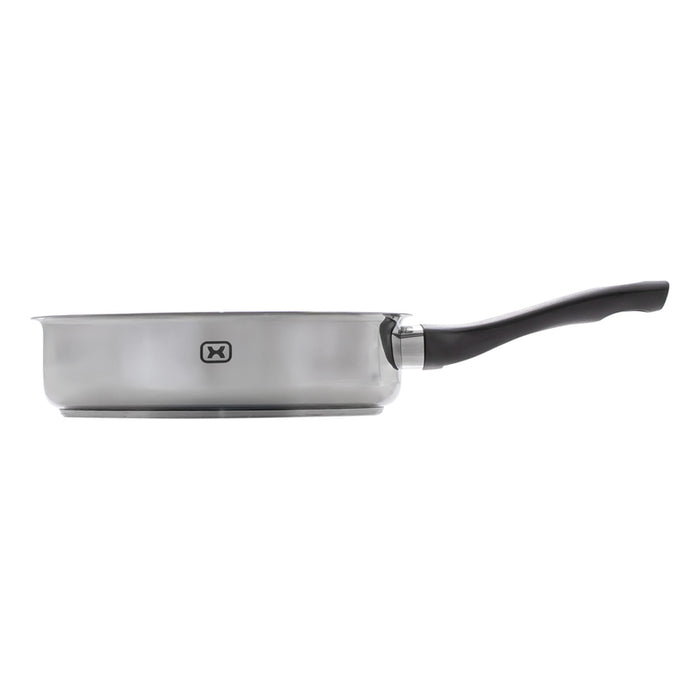 PAN WITH THREE-LAYER COATING 24 CM CHROME