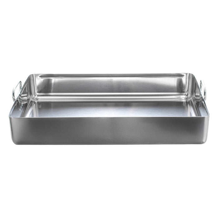 TRAY 60X40X10 CM CHROME