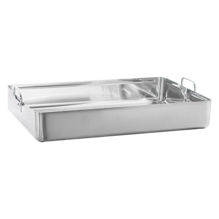 TRAY 60X40X10 CM CHROME