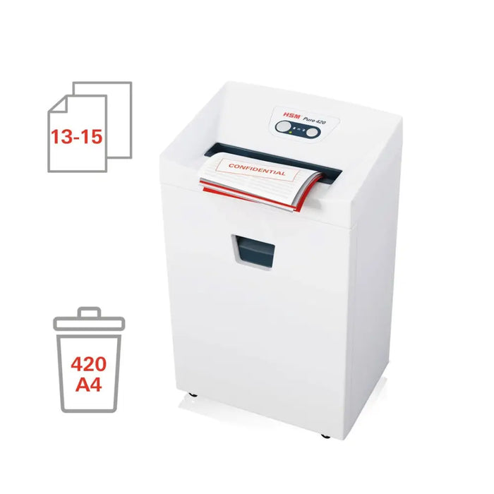 HSM Pure 420 document shredder 4.5 x 30 mm - ShreddersBIU-NIS<<<Office equipmentBIU<<<ActionPL