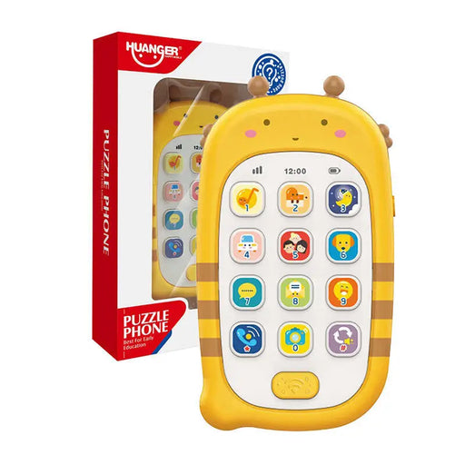 Huanger HE0536 toy phone with recording function (yellow) - Educational and interactive<<<Toys<<<InnproXML
