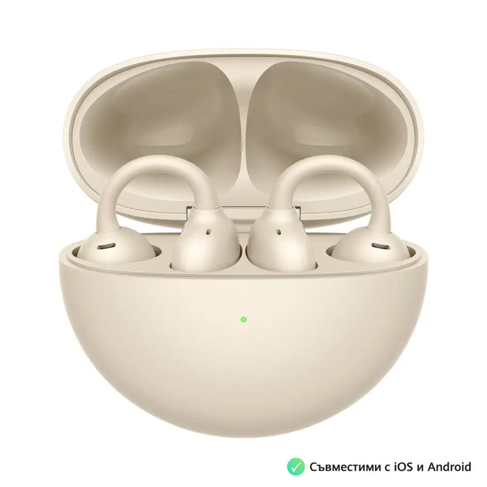 Huawei FreeClip Dove-T00 Beige Bluetooth 5.3 20Hz - 20 KHz 55mAh - Accessories<<<HUAWEI Mobile
