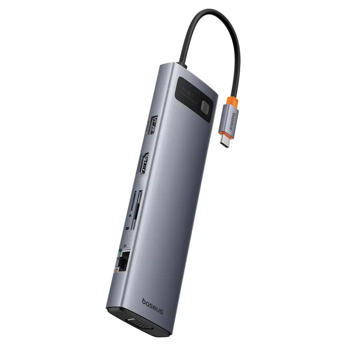 Hub 11in1 Baseus StarJoy Metal Glam Series USB-C to HDMI +VGA + 3 x USB 3.0 + USB 2.0 + USB-C PD + RJ45 + SD/TF +3,5mm