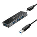 Hub 4-port J5 Create JUH340 USB 3.0 1:4 Black - USB хъбове<<<Компютърна периферия<<<ValiAPI