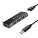 Hub 4-port J5 Create JUH340 USB 3.0 1:4 Black - USB хъбове<<<Компютърна периферия<<<ValiAPI