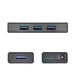 Hub 4-port J5 Create JUH340 USB 3.0 1:4 Black - USB хъбове<<<Компютърна периферия<<<ValiAPI