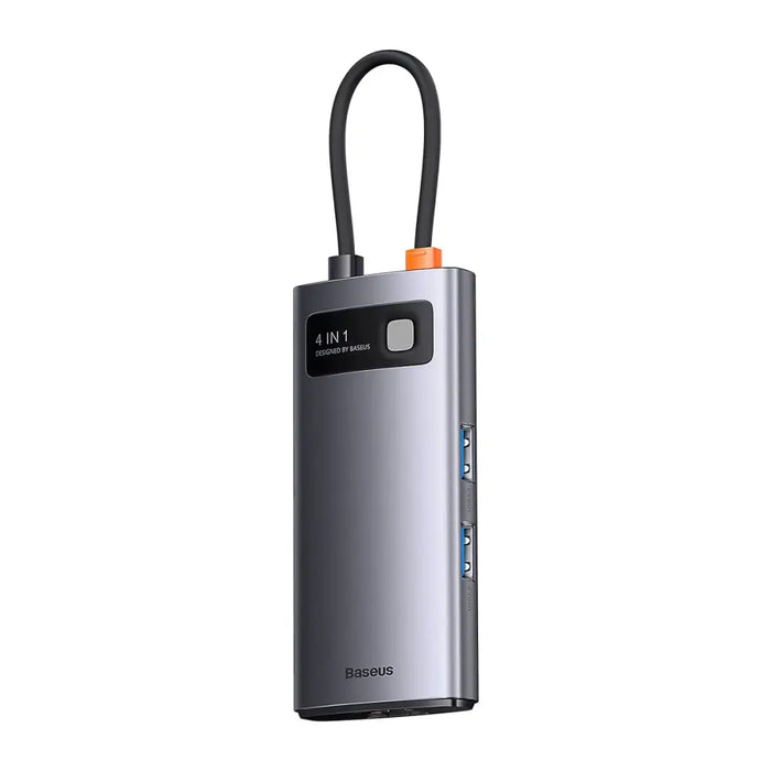 Hub 4in1 Baseus Metal Gleam Series USB-C to 3x USB 3.0 + Ethernet RJ45 - Hubs<<<IT Accessories<<<InnproXML&&&Huby