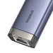 Hub 4in1 Baseus UltraJoy USB-A&USB-C to 3xUSB3.0 + USB-C + RJ45 (grey) - Hubs<<<IT Accessories<<<InnproXML