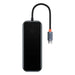 Hub 5in1 Baseus AcmeJoy series USB-C to 2xUSB 3.0 + USB 2.0 + USB-C PD + HDMI (dark grey) - Hubs<<<IT
