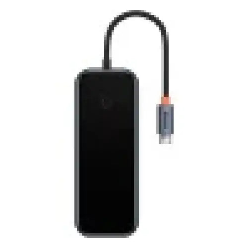 Hub 5in1 Baseus AcmeJoy series USB-C to 2xUSB 3.0 + USB 2.0 + USB-C PD + HDMI (dark grey) - Hubs<<<IT