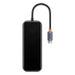 Hub 5in1 Baseus AcmeJoy series USB-C to 2xUSB 3.0 + USB 2.0 + USB-C PD + HDMI (dark grey) - Hubs<<<IT