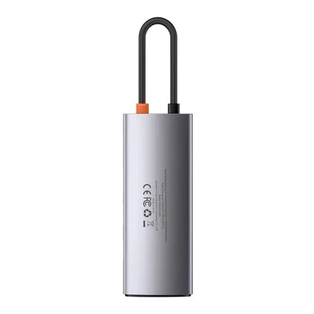 Hub 6in1 Baseus Metal Gleam Series USB-C to 3x USB 3.0 + HDMI + USB-C PD + Ethernet RJ45 - Hubs<<<IT