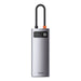 Hub 6in1 Baseus Metal Gleam Series USB-C to 3x USB 3.0 + HDMI + USB-C PD + Ethernet RJ45 - Hubs<<<IT