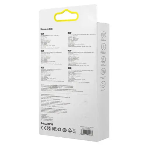 Hub 8in1 Baseus StarJoy Series USB-C to 3x USB 3.1 + HDMI + USB-C PD + RJ45 + microSD/SD - Hubs<<<IT