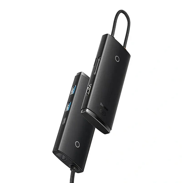 Hub Baseus OS Lite 6-Port (Type-C to HDMI + USB3.0*2 + PD + SD/TF) (black - Hubs<<<IT Accessories<<<InnproXML