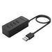 Hub Orico W5P-U2-030 4x USB-A 2.0 30cm - black - USB hubs<<<HurtelXML