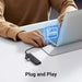 HUB Ugreen CM219 25851 with 4 USB-A 3.0 ports and USB-A 3.0 cable 15cm - black - USB hubs<<<HurtelXML